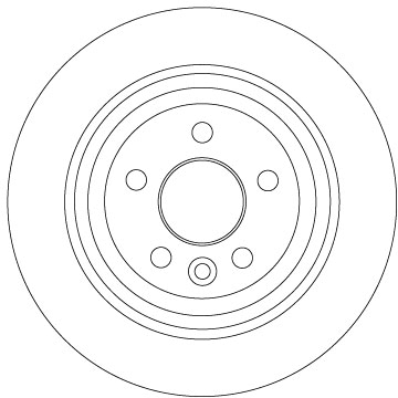 Brake Disc - DF6913 TRW