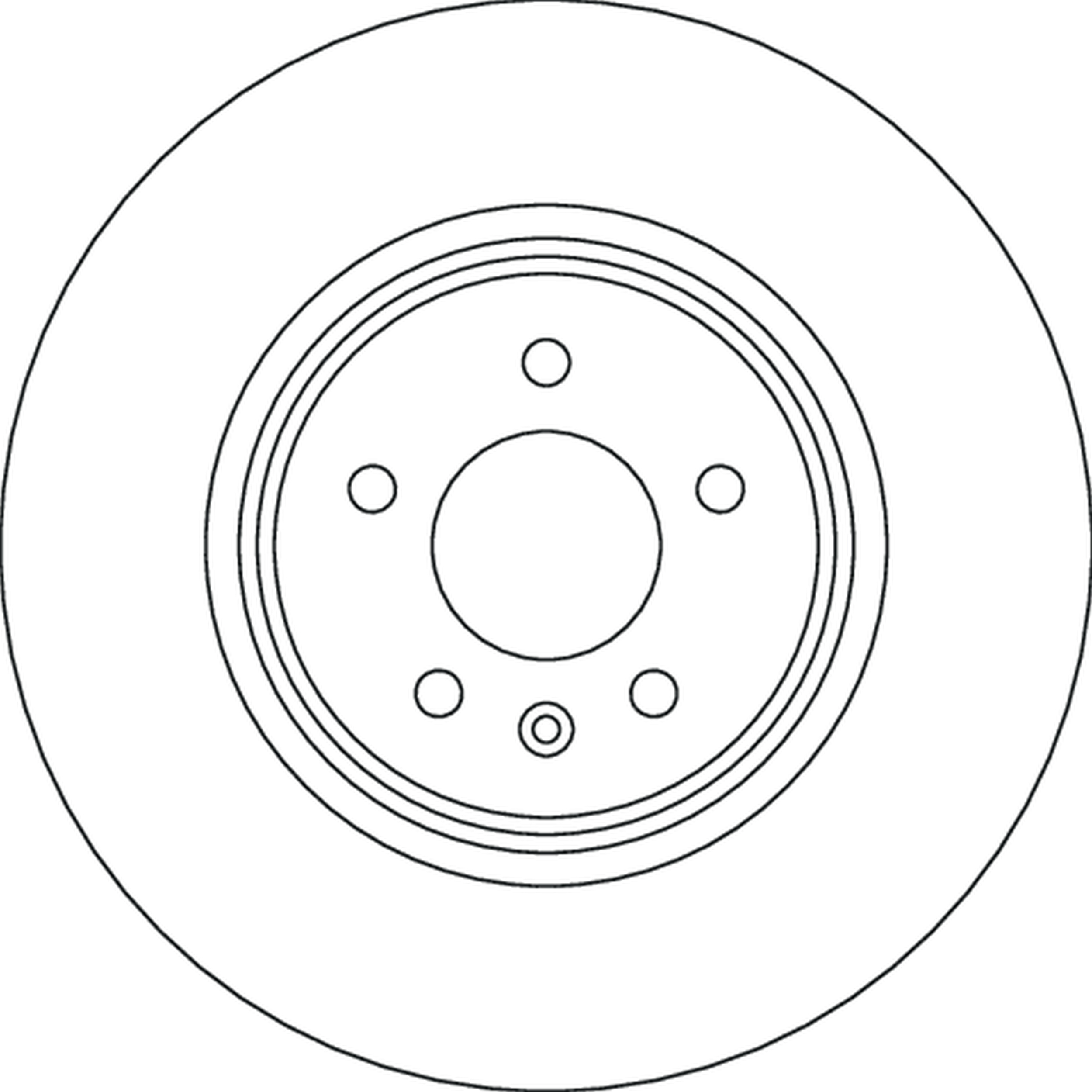 Brake Disc - DF6917S TRW