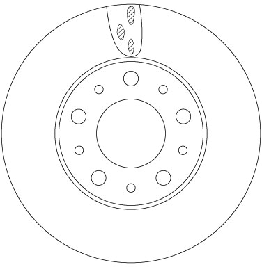 Brake Disc - DF6918S TRW