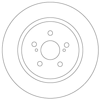 Brake Disc - DF6920 TRW