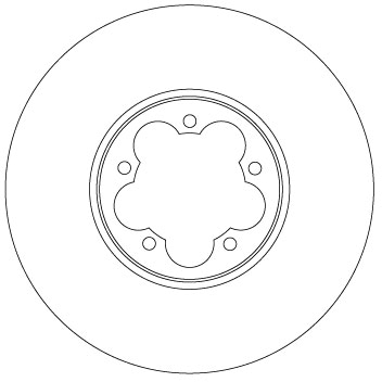 Brake Disc - DF6921S TRW