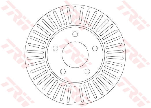 Bremsscheibe - DF6922 TRW
