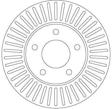 Bremsscheibe - DF6922 TRW