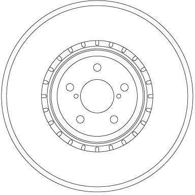 Brake Disc - DF6923S TRW