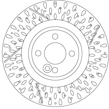 Brake Disc - DF6930S TRW
