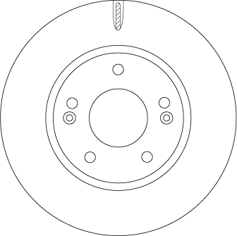 Discofreno - DF6936 TRW