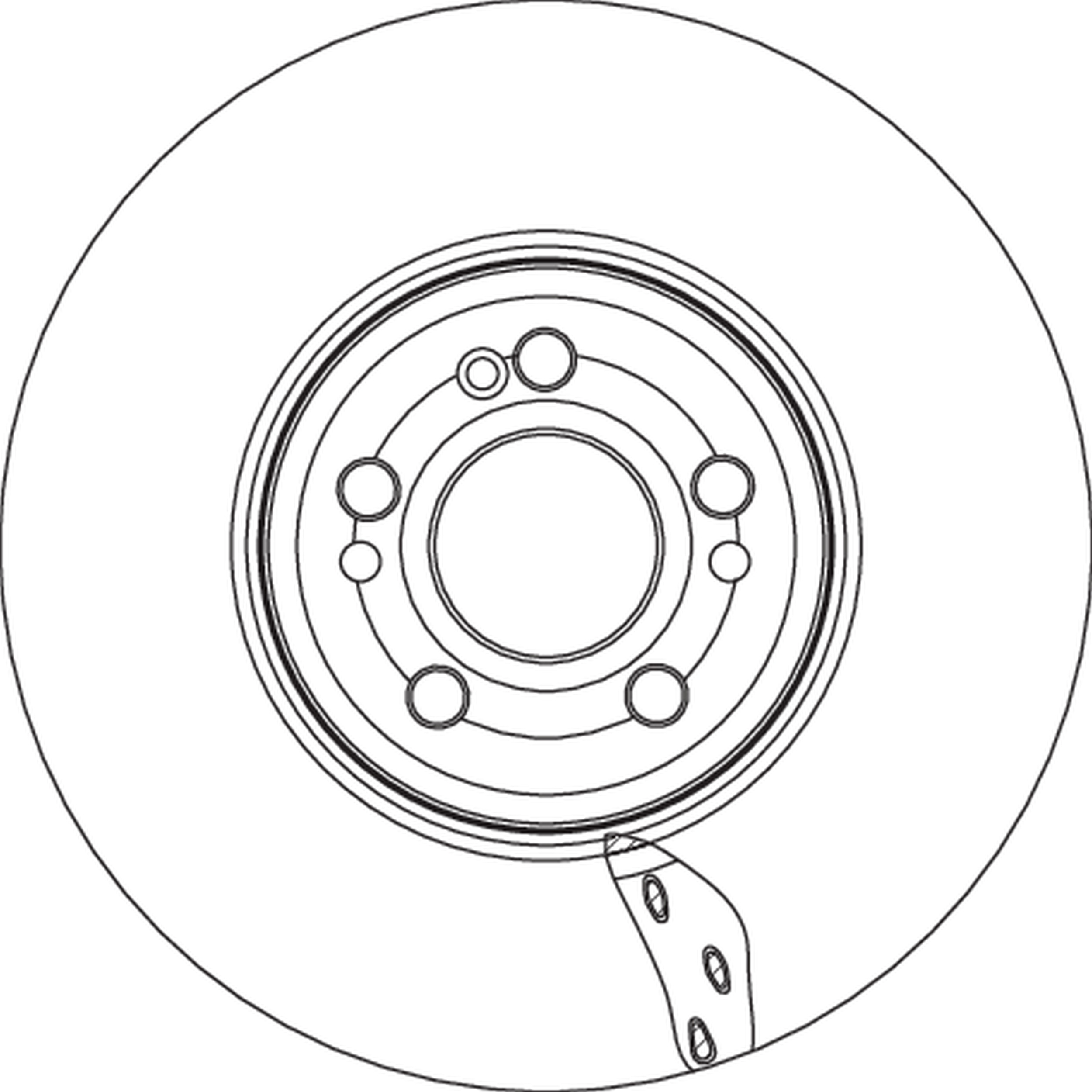Brake Disc - DF6942S TRW