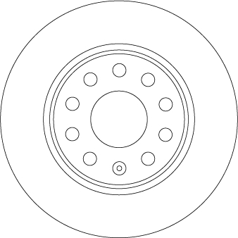 Brake Disc - DF6952 TRW