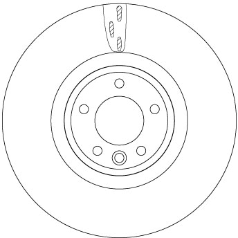Brake Disc - DF6957S TRW