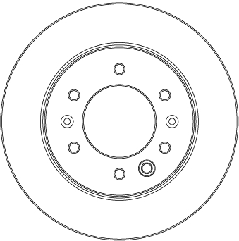 Bremsscheibe - DF6961S TRW