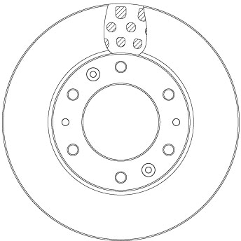 Discofreno - DF6962S TRW