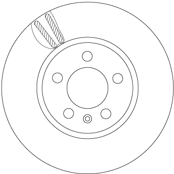 Brake Disc - DF6964 TRW