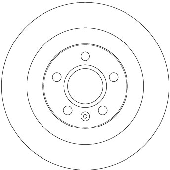 Brake Disc - DF6970 TRW