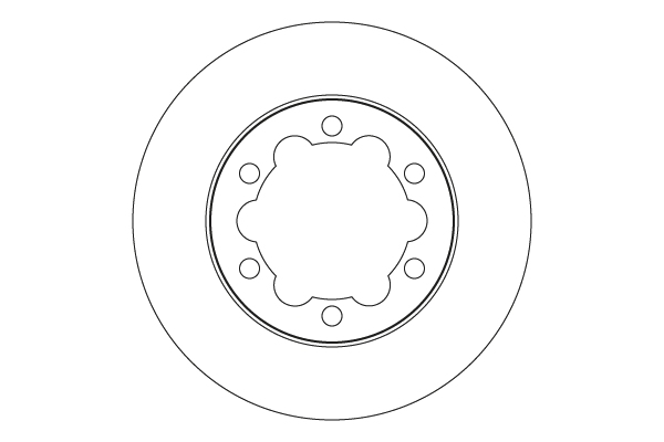 Brake Disc - DF6973S TRW