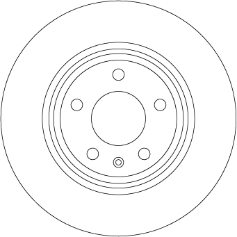Brake Disc - DF6981S TRW