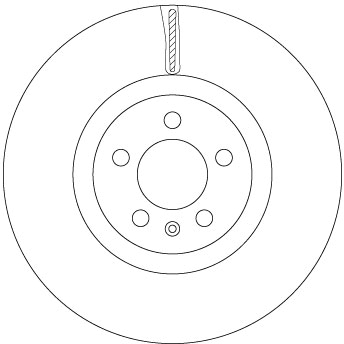 Brake Disc - DF6983S TRW