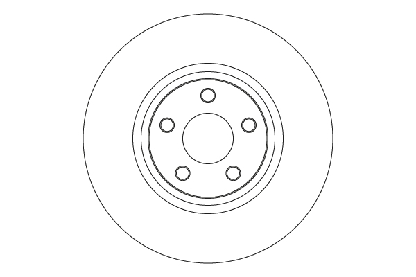 Brake Disc - DF6998S TRW