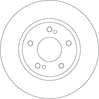 Bremsscheibe - DF7028 TRW