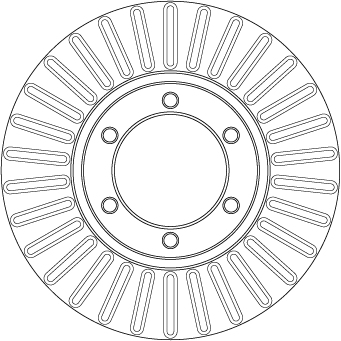 Bremsscheibe - DF7152 TRW