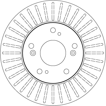 Bremsscheibe - DF7195 TRW