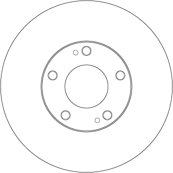 Bremsscheibe - DF7231 TRW