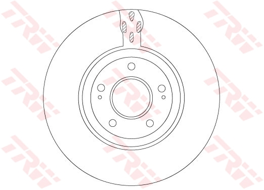 Brake Disc - DF7302S TRW