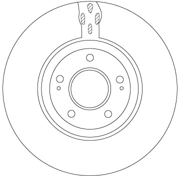Bremsscheibe - DF7302S TRW
