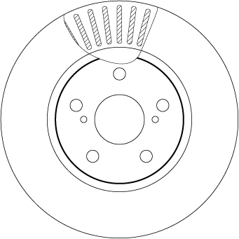 Bremsscheibe - DF7340 TRW