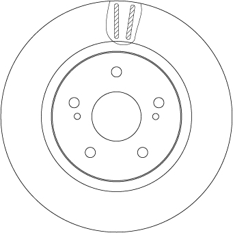 Brake Disc - DF7371S TRW