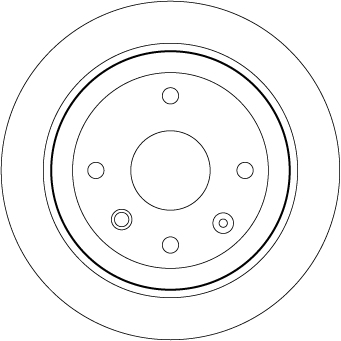 Bremsscheibe - DF7381 TRW
