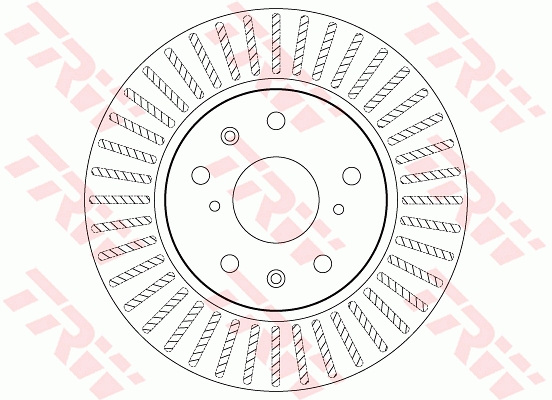 Bremsscheibe - DF7398 TRW