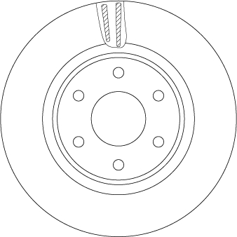 Brake Disc - DF7458S TRW