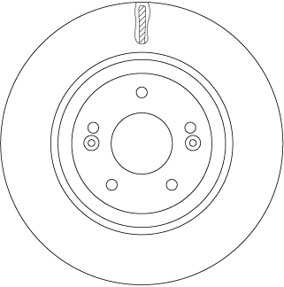 Brake Disc - DF7592 TRW