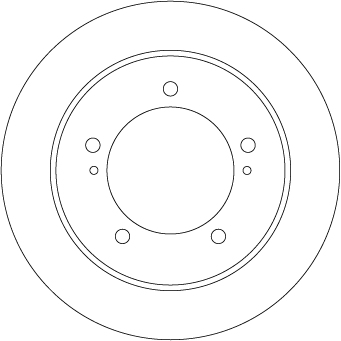 Bremsscheibe - DF7839 TRW