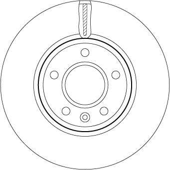 Bremsscheibe - DF7923 TRW