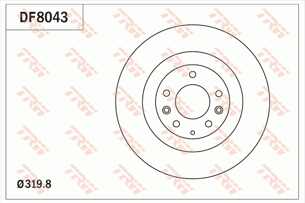 Discofreno - DF8043 TRW