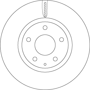Brake Disc - DF8052 TRW