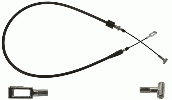 Cavo comando, Freno stazionamento - GCH618 TRW
