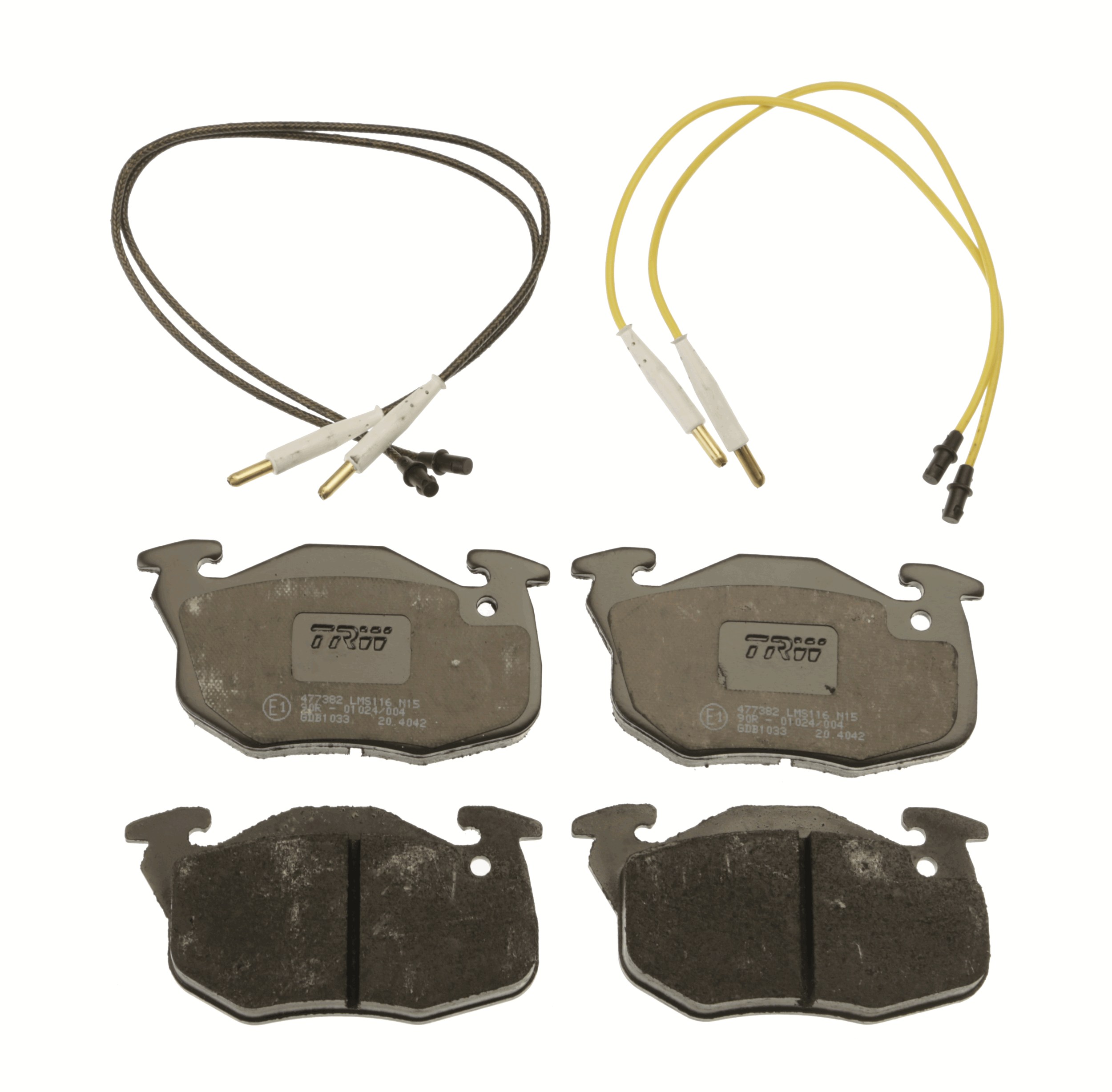 Brake Pad Set, disc brake - GDB1033 TRW