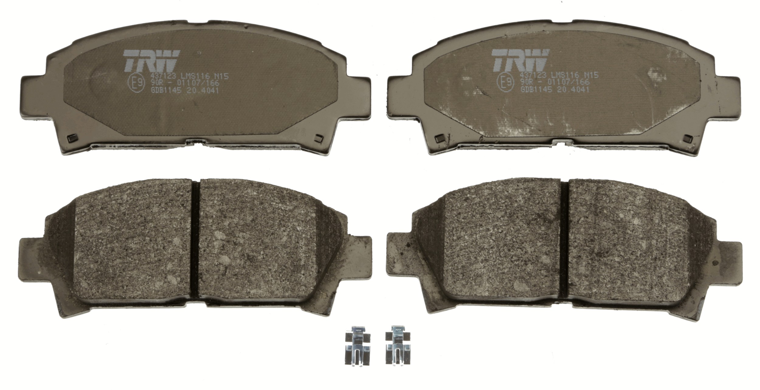 Brake Pad Set, disc brake - GDB1145 TRW