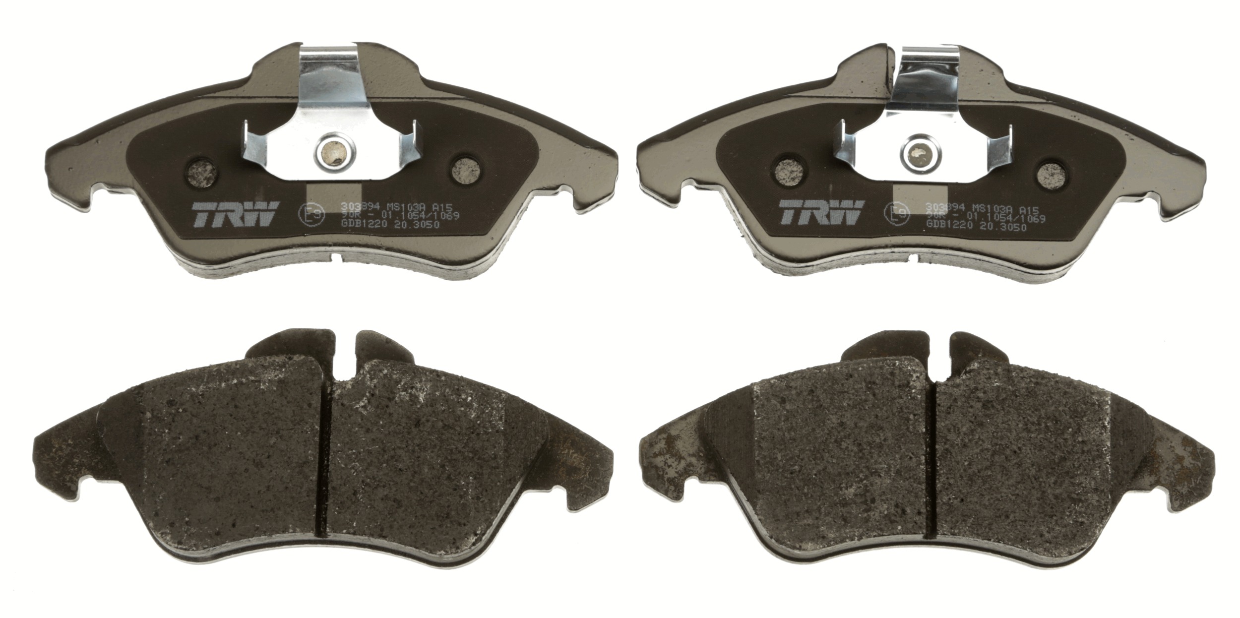 Brake Pad Set, disc brake - GDB1220 TRW