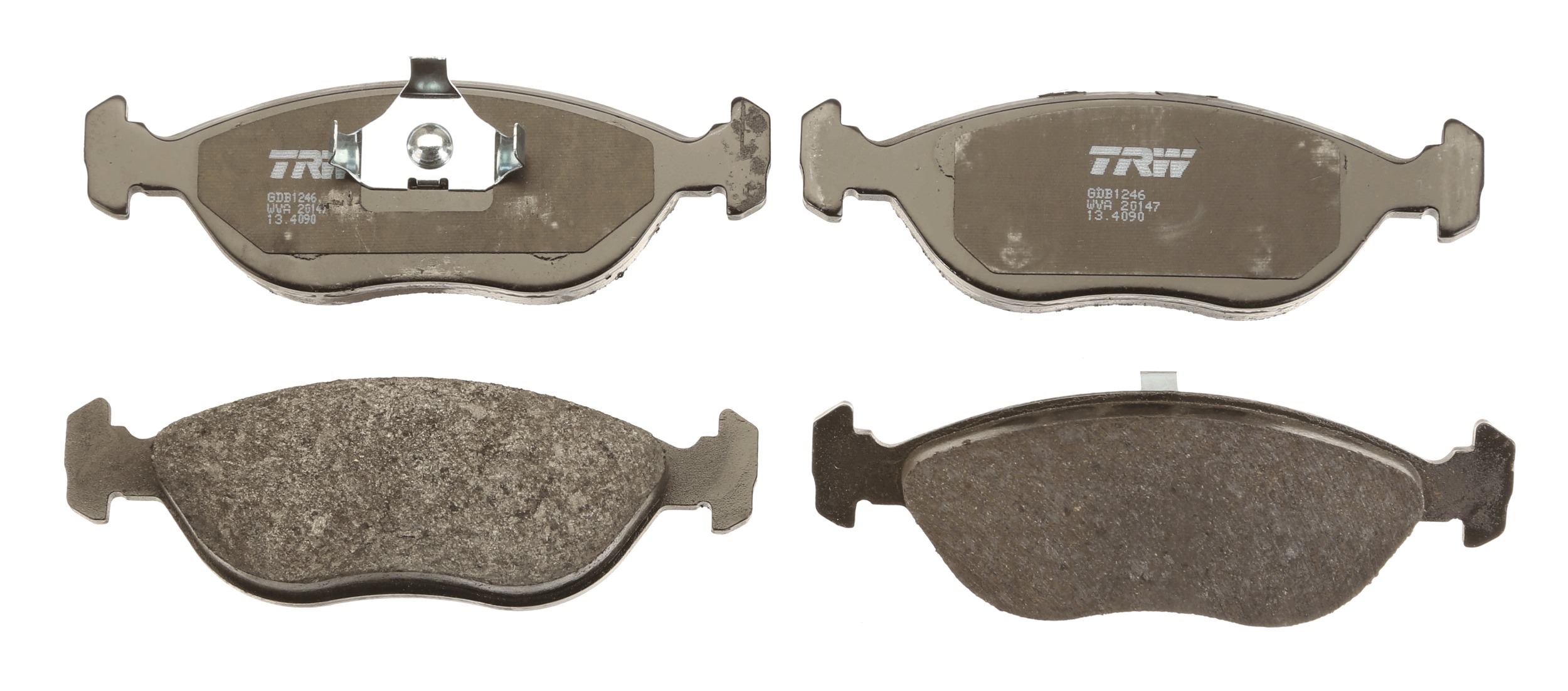 Brake Pad Set, disc brake - GDB1246 TRW