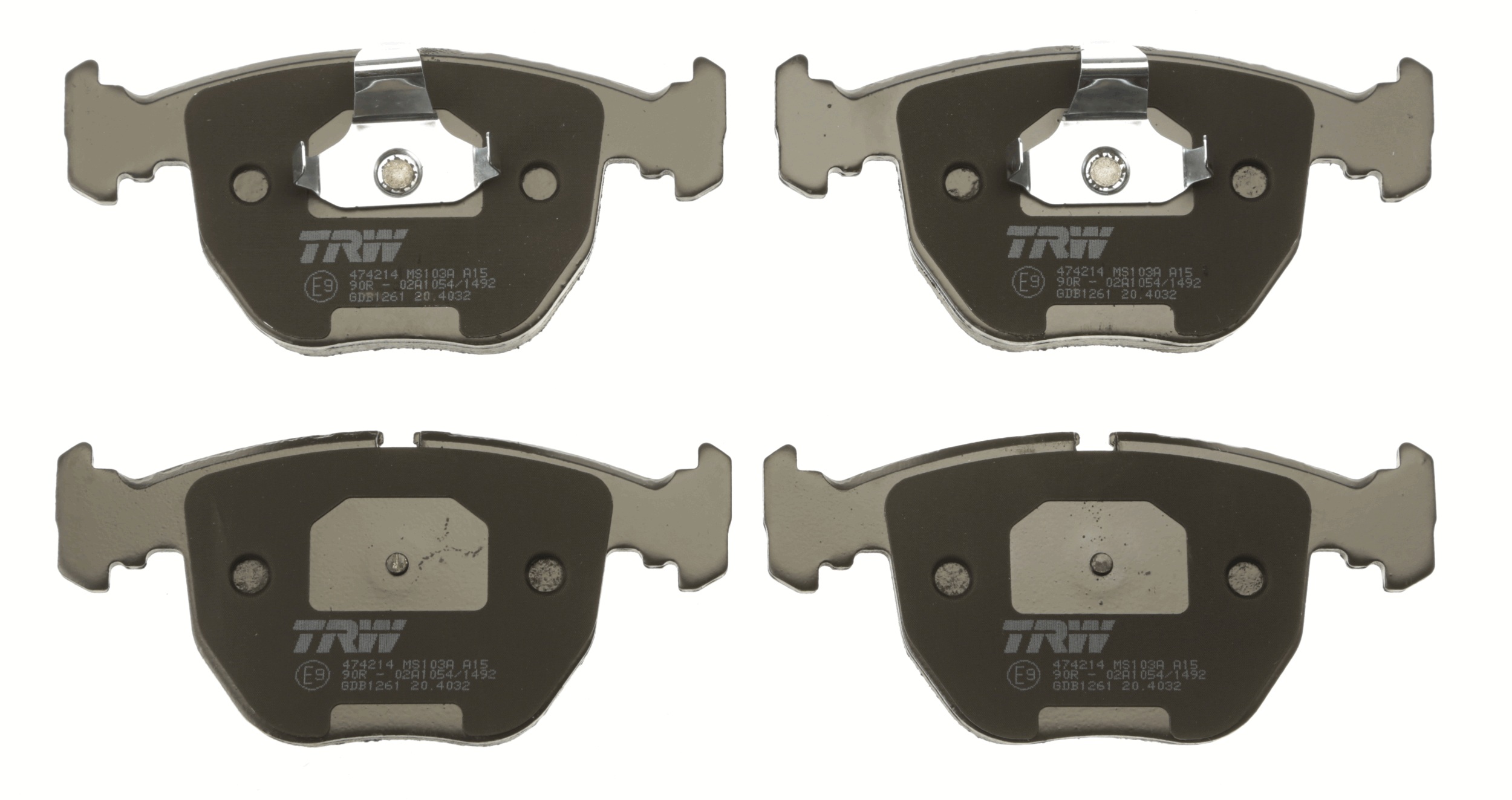 Brake Pad Set, disc brake - GDB1261 TRW