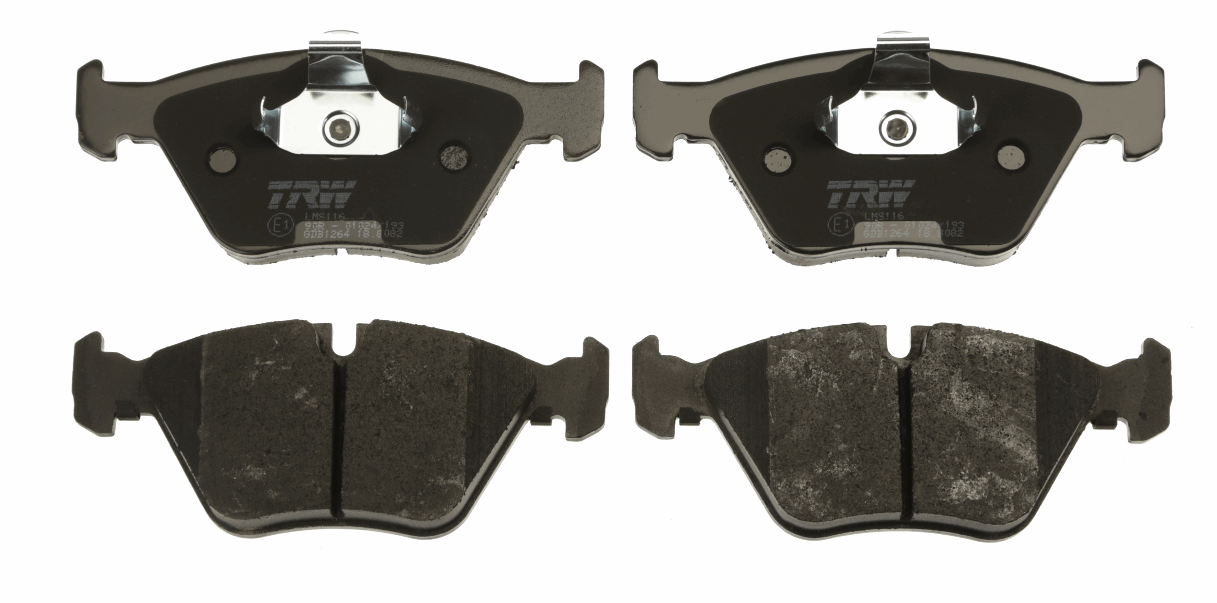 Brake Pad Set, disc brake - GDB1264 TRW
