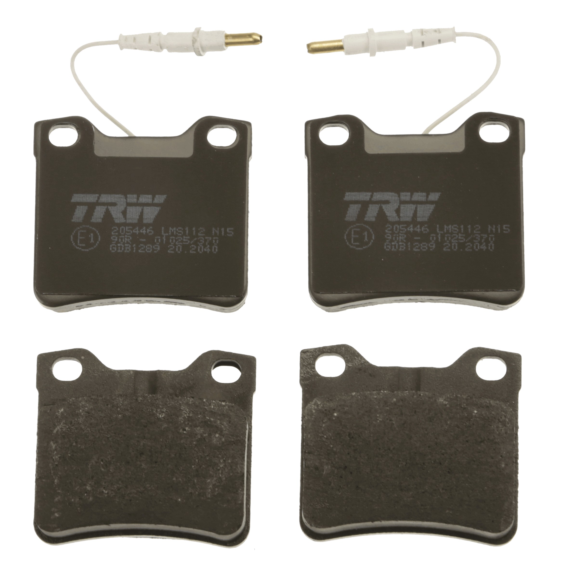 Brake Pad Set, disc brake - GDB1289 TRW