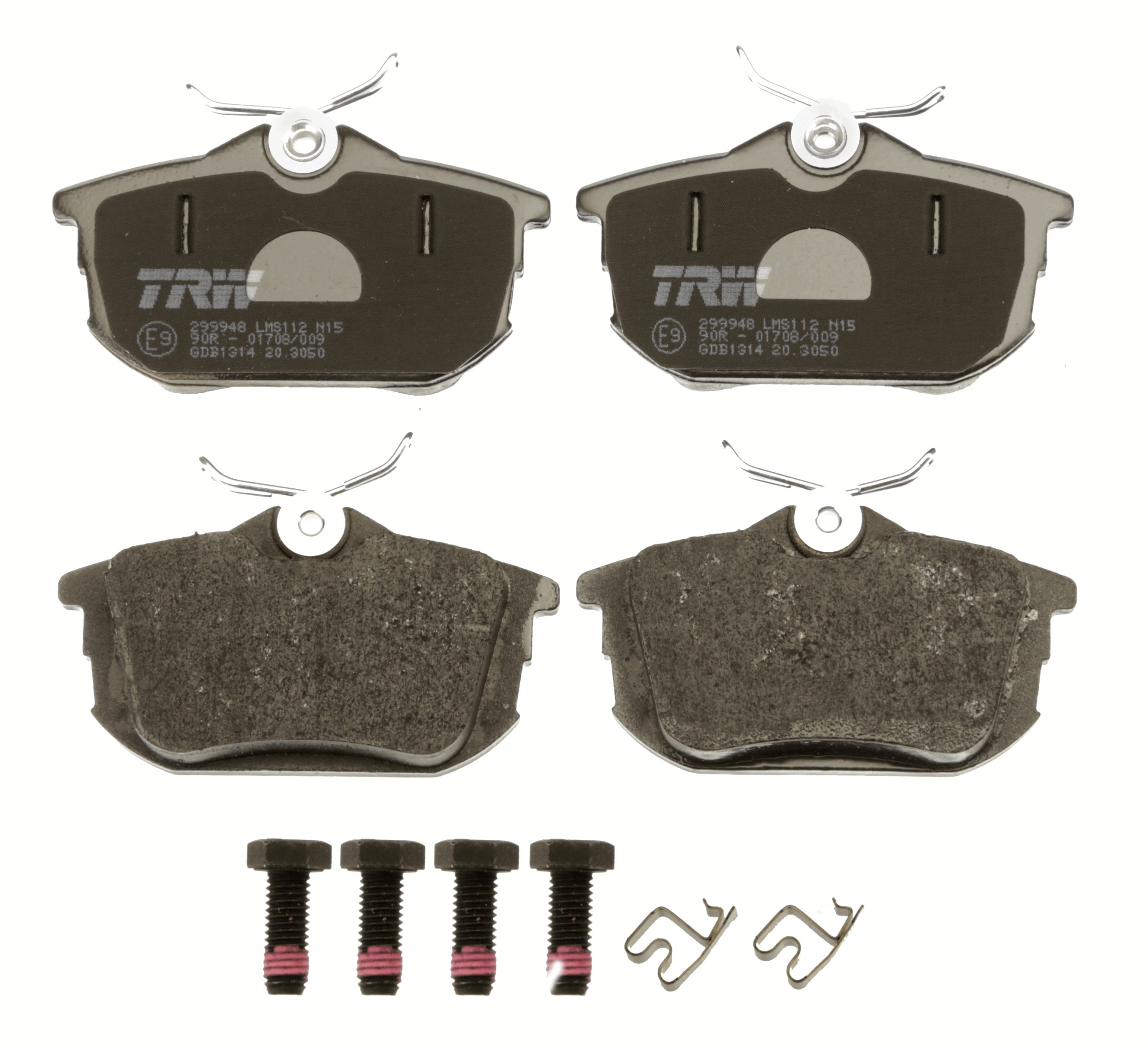 Brake Pad Set, disc brake - GDB1314 TRW