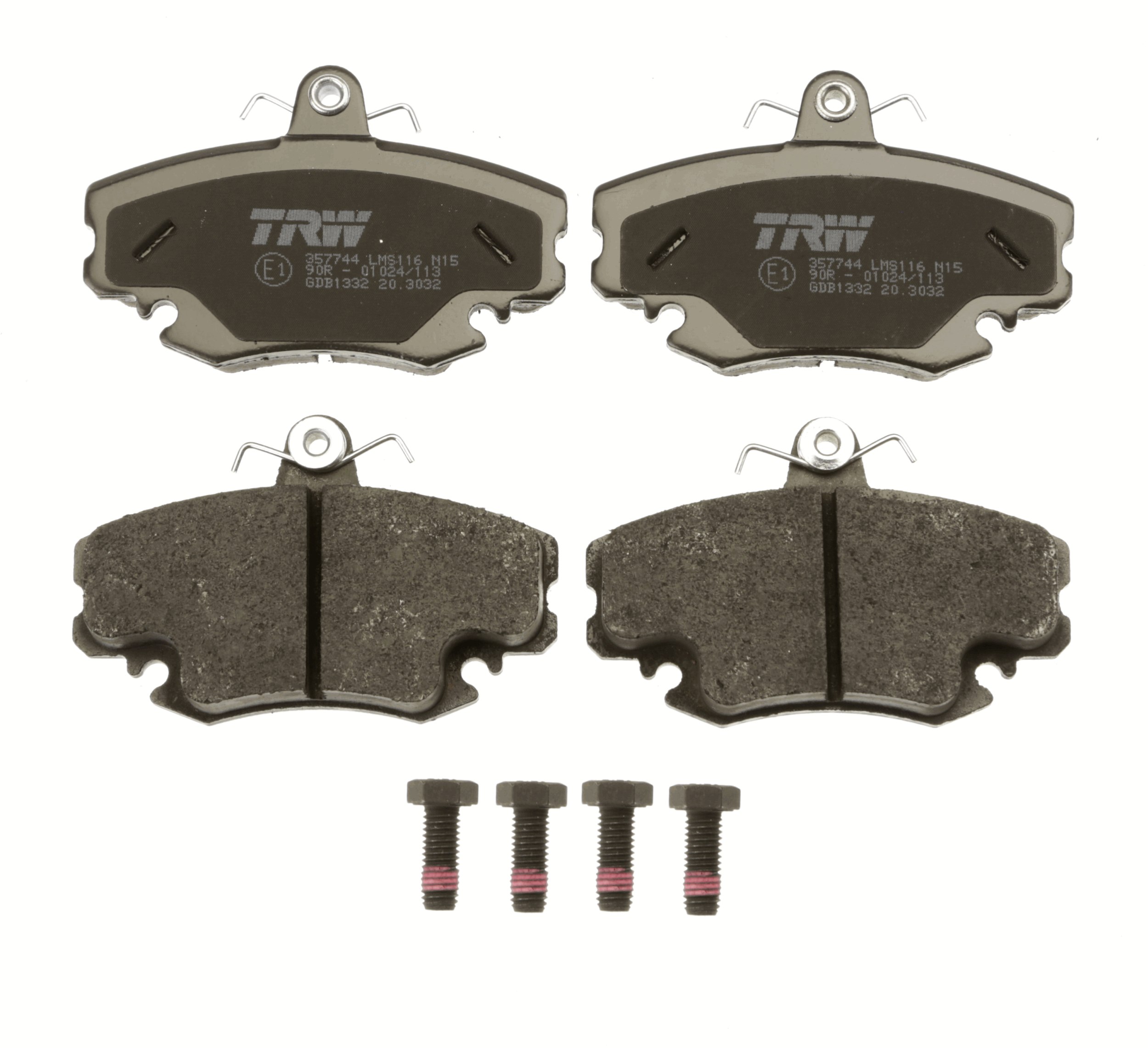 Brake Pad Set, disc brake - GDB1332 TRW