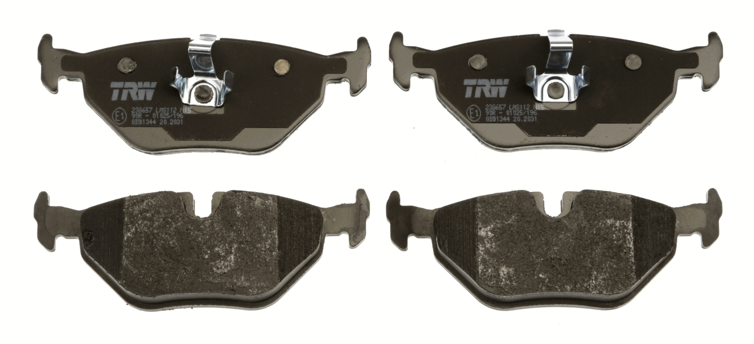 Brake Pad Set, disc brake - GDB1344 TRW