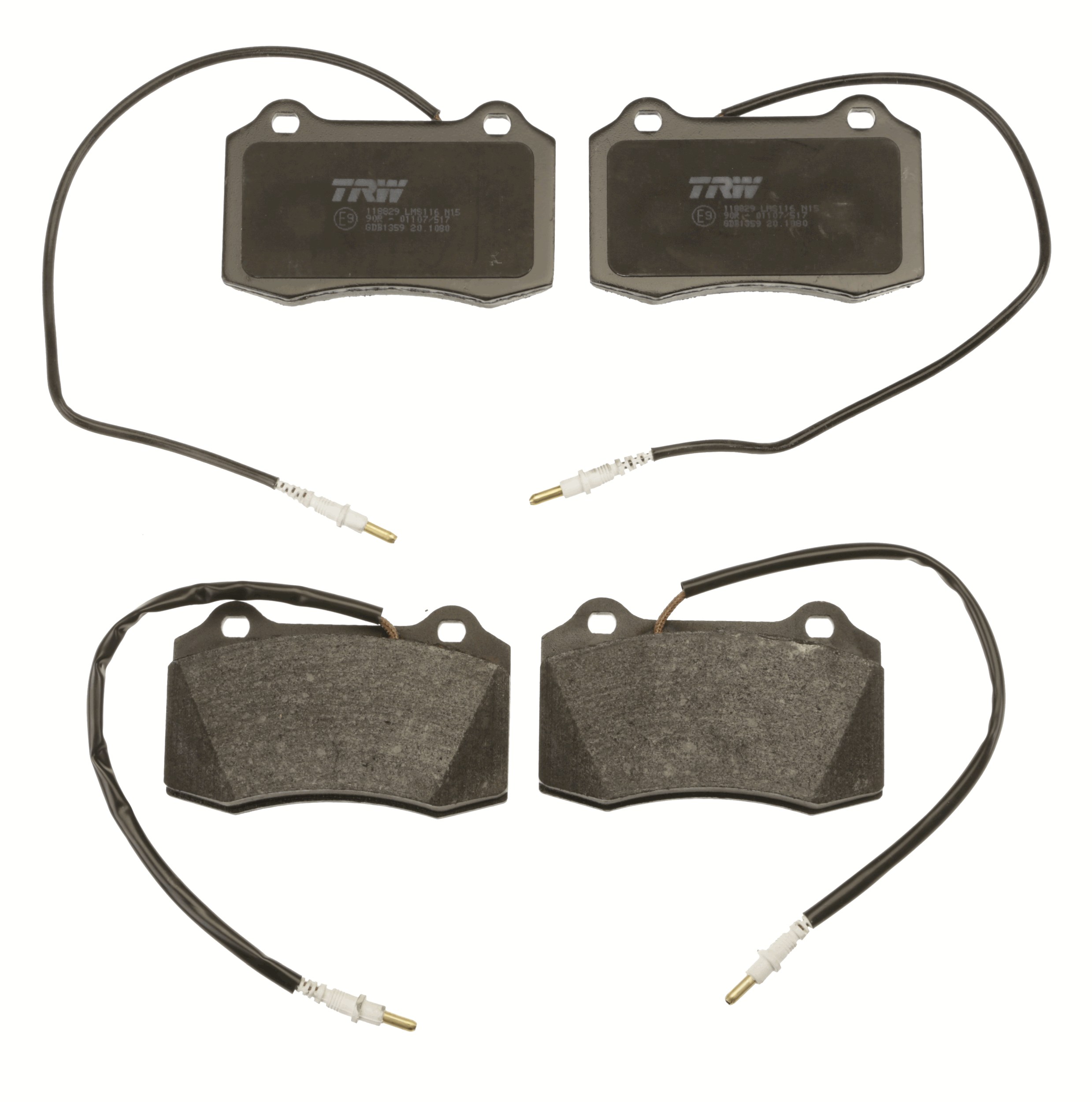 Brake Pad Set, disc brake - GDB1359 TRW