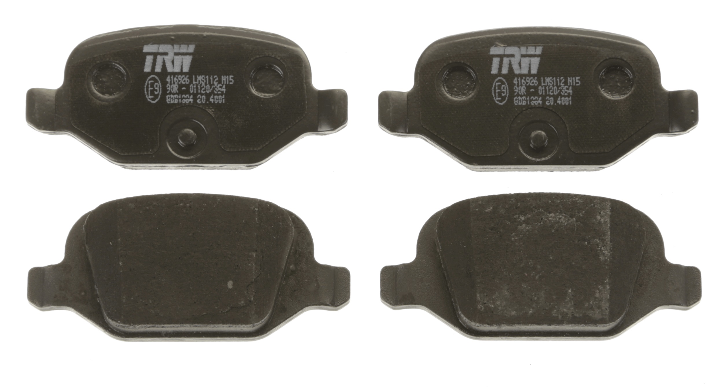 Brake Pad Set, disc brake - GDB1384 TRW